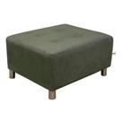 Puff Quadrado Decorativo Pés com Alumínio Nero Cinza Matrix Puff Quadrado Decorativo Pés com Alumínio Nero Cinza Matrix