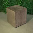 Puff Quadrado em Suede para Bancada Penteadeira de Maquiagem