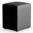 Puff Quadrado Estofado em material sintético Conforto e Estilo para Sua Casa