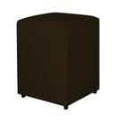 Puff Quadrado Marrom - Belliv Decor