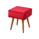 puff quadrado vermelho