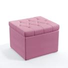 Puff Quasar com Capitonê Sued Aradecor
