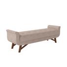 Puff Recamier 160cm Neville P02 Linho Areia - Mpozenato
