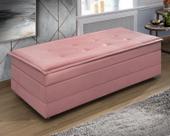 puff recamier que vira cama casal estofado para quarto