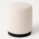 Puff Redondo 41cm Kira Bouclé Off White - sallar home
