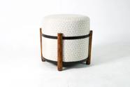 Puff Redondo Chesterfield Super Luxo