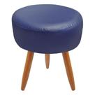 Puff Redondo Classic material sintético Azul Marinho
