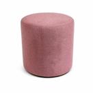 Puff redondo decorativo para sala e quarto rosa