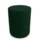 Puff redondo decorativo para sala e quarto verde