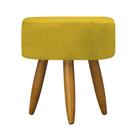 Puff Redondo Decorativo Pés Palitos Quarto - Amarelo Puff Redondo Decorativo Pés Palitos Quarto - Amarelo