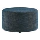 Puff Redondo Modway Callum 74 cm em Tecido Azul Mesclado