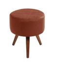 Puff Redondo Terracota Sala Quarto Decorativo