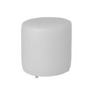 Puff Redondo X 40cm Diametro material sintético sem Rodizios Branco