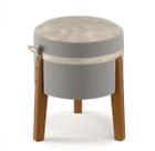 PUFF REST material sintético COM PÉS EM MADEIRA DECORATIVO PARA SALA QUARTO 2 CORES PUFF REST material sintético COM PÉS EM MADEIRA DECORATIVO PARA SALA QUARTO 2 CORES