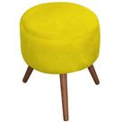 Puff retro cor amarelo e azul Puff retro cor amarelo e azul