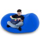 Puff Rollo Cor Azul Royal - versátil leve e macio