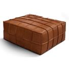 Puff Romy Couro Caramelo 90cm - 70026