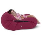 Puff Sarah Cor Vinho - Sensorial, leve e macio Puff Sarah Cor Vinho - Sensorial, leve e macio