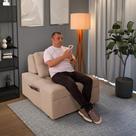 Puff Sofá Cama Retrátil Cozy Boucle Lançamento - Casa Imperial Puff Sofá Cama Retrátil Cozy Boucle Lançamento - Casa Imperial