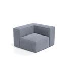 Puff SOFÁCIL Poltrona Modular 1 Lugar Módulo Canto em Bouclé Puff SOFÁCIL Poltrona Modular 1 Lugar Módulo Canto em Bouclé