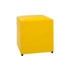 Puff Studio Quadrado Amarelo Puff Studio Quadrado Amarelo