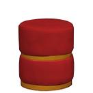 Puff Theo Base Dourada - 47cm X 34cm Puff Theo Base Dourada - 47cm X 34cm