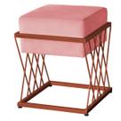 Puff Troia Base Bronze - 49cm X 40cm