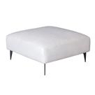 Puff Ubbe Bouclê Branco 85cm