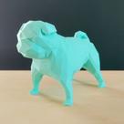 Pug 7 Cm Altura Decorativo, Cachorro, Enfeite, Decoração