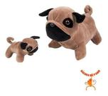 Pug Grávida Com 1 Filhote - Bichos de Pano