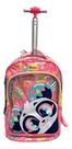 Puket Mochila Rodinha Grande Panda Donuts Rosa Neon Escolar Puket Mochila Rodinha Grande Panda Donuts Rosa Neon Escolar