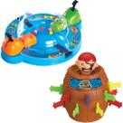 Pula Barril Do Pirata + Hipopótamo Come Come Papa Bolinha