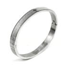 Pulceira Bracelete Unissex Com Oração Pai Nosso em Português Aço Inox 316l Prata