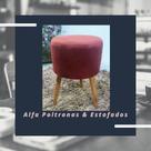 Pulf vermelho Suede Pulf vermelho Suede