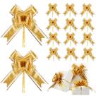 Pull Bows HEYTIMI 7" com padrão rosa dourado, 50 unidades