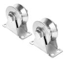 Pulley Block CertBuy, pacote com 2 rodas V Groove Wheel 304, aço inoxidável