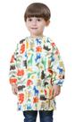 Pulôver Art Smock de manga comprida impermeável para crianças amarelo 3-4T Pulôver Art Smock de manga comprida impermeável para crianças amarelo 3-4T