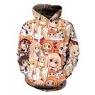 Pulôver de anime com estampa 3D Himoutos Umaruchans