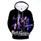 Pulôver de anime com estampa 3D Julies Phantoms de manga comprida