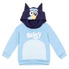 Pulôver de lã azul com capuz para meninos Matching Family 5T