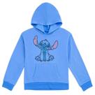 Pulôver de lã Disney Lilo & Stitch com capuz para meninas azul 7 Pulôver de lã Disney Lilo & Stitch com capuz para meninas azul 7