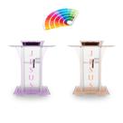 Pulpito Acrilico Resistente Bonito 8mm Led e Gravação para Igreja para Empresa Pulpito Acrilico Resistente Bonito 8mm Led e Gravação para Igreja para Empresa