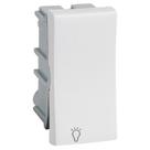 Pulsador 2 Ampères 250 Volts Branco - 611003BC - PIAL PLUS