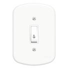 Pulsador Campainha 10a 250 Volts Blanc - 0601 - Fame Pulsador Campainha 1tecla Placa 4x2 Fame 601.