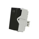 Pulsador Interruptor Campainha Tecla 10a Ebony Sleek Preto Pulsador Interruptor Campainha Tecla 10a Ebony Sleek Preto