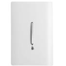 Pulsador Para Campainha Vertical Cromada Com Placa 4x2 Branca - Dc-120017 - Novara Pulsador Para Campainha Vertical Cromada Com Placa 4x2 Branca - Dc-120017 - Novara