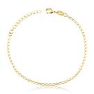 Pulseira 18cm Com Extensor De 3cm Folheada A Ouro