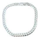 Pulseira 19cm Prata Legitima 925 Grumet 5 Mm
