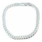 Pulseira 19cm Prata Legitima 925 Grumet 5 Mm