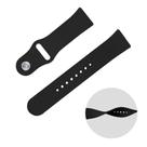 Pulseira 22mm Smartatch Silicone preto